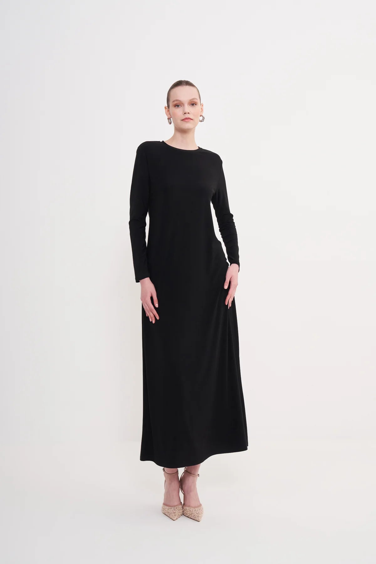 Galaxy Mist Abaya - Veil of the Essence