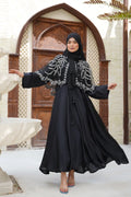 Moon’s Shadow Abaya & Cape Set - Veil of the Essence