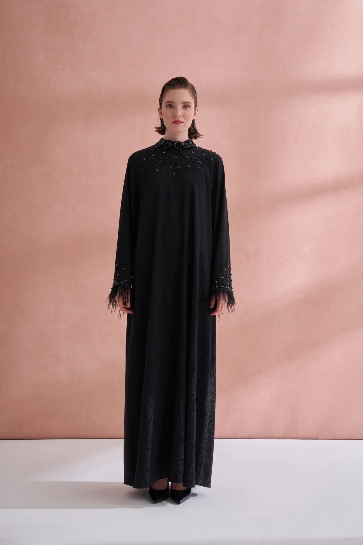 Shadow Whisper Abaya - Veil of the Essence