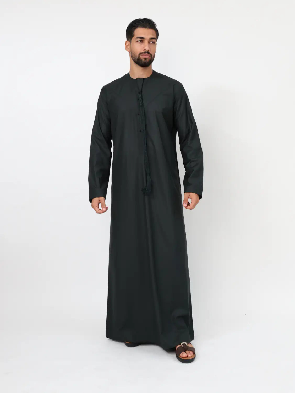 Dark Green Emirati Kandura - Veil of the Essence